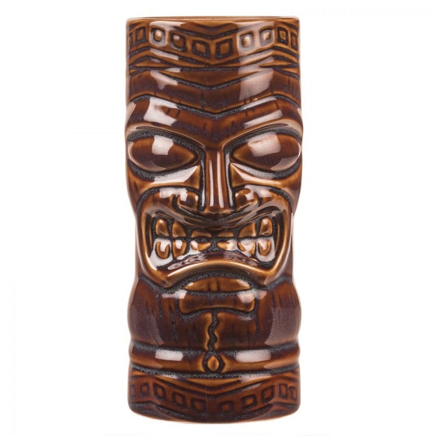 COPO TIKI CASTANHO - PORCELANA