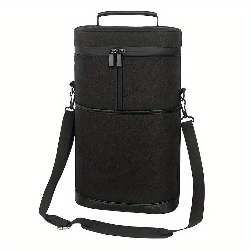 Conjunto de porta-garrafas de vinho portátil- Presente ideal para entusiastas do vinho