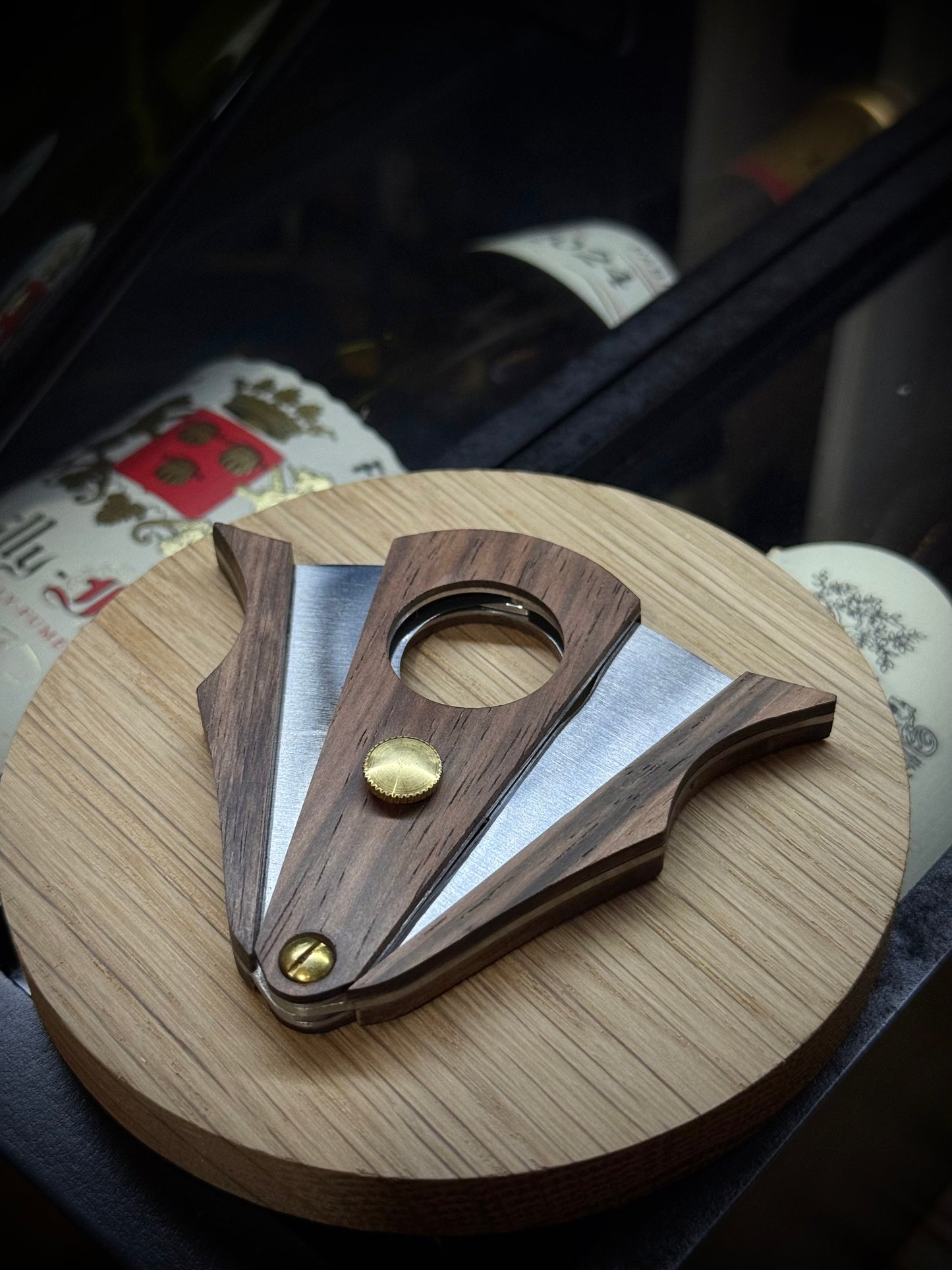 Cortador de charutos em Madeira