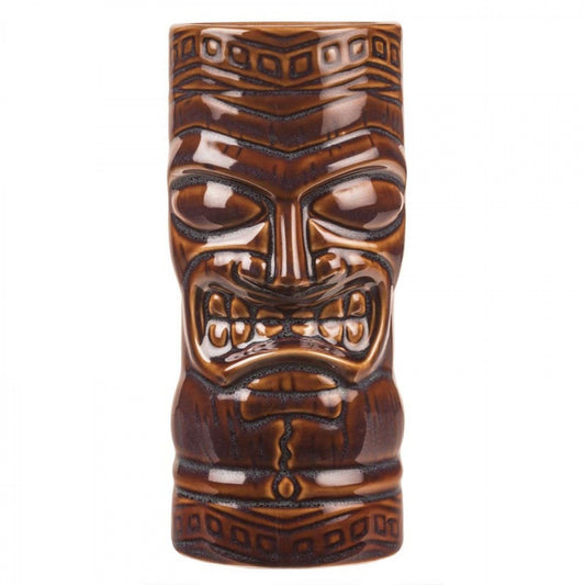 COPO TIKI CASTANHO - PORCELANA