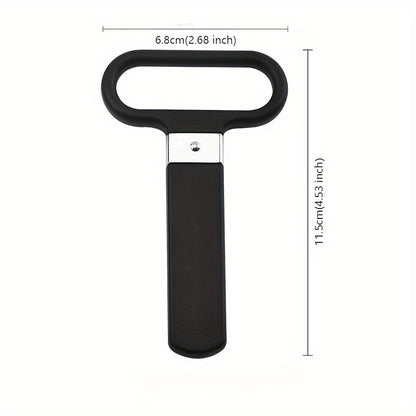 Two-prong wine bottle opener - plastic material