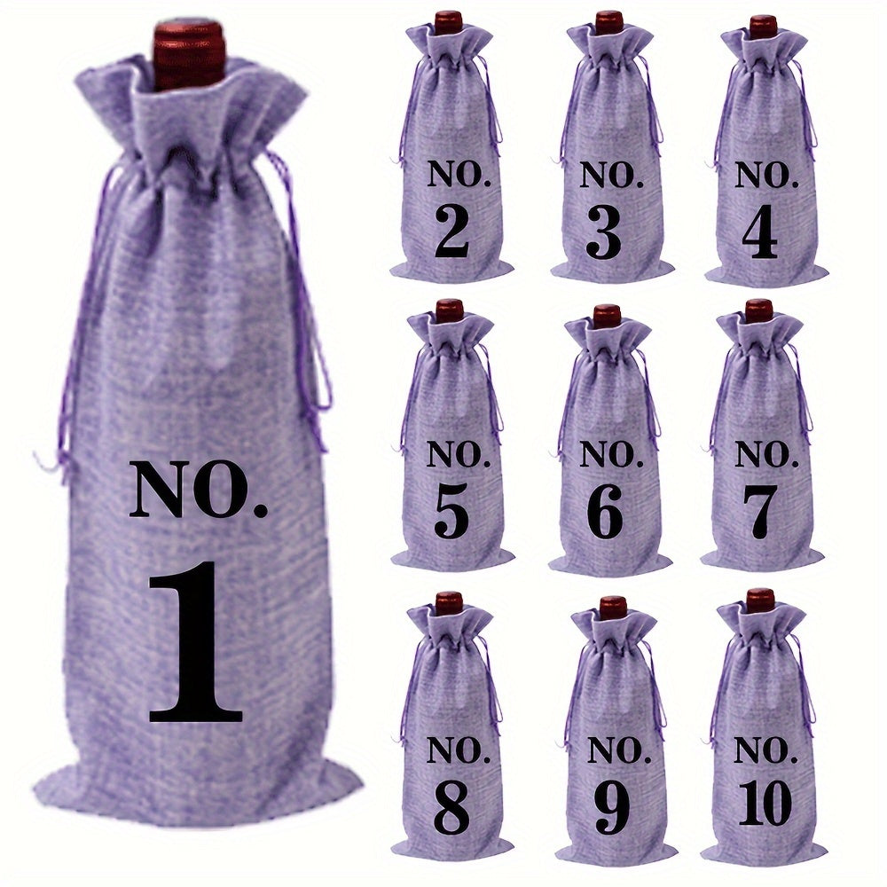 Blind tasting bag set - retro imitation European style