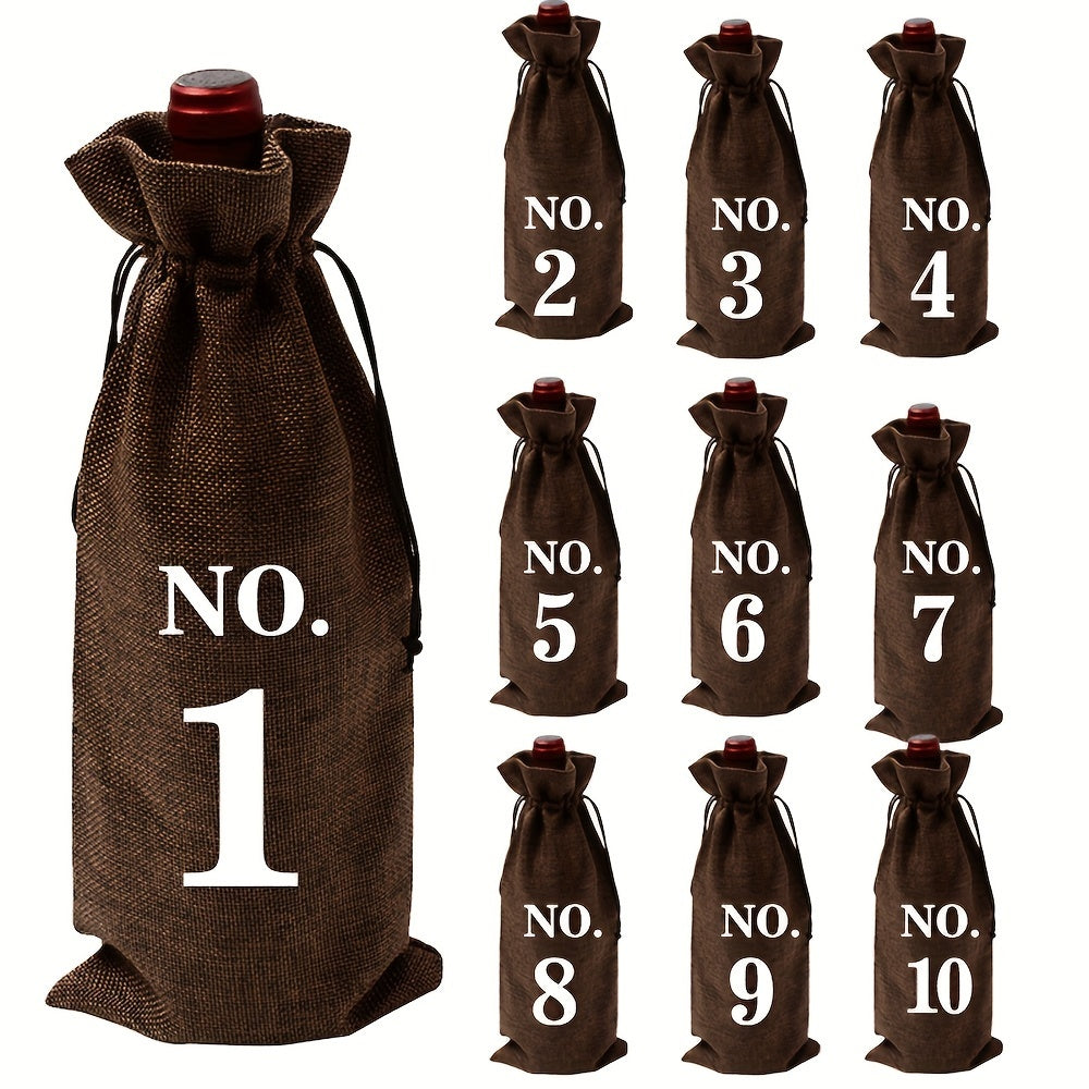 Blind tasting bag set - retro imitation European style