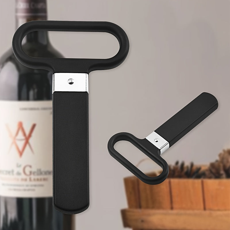 Two-prong wine bottle opener - plastic material