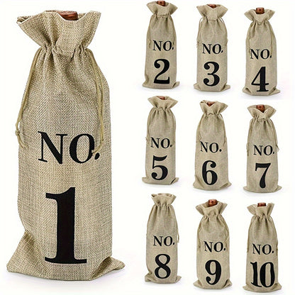 Blind tasting bag set - retro imitation European style