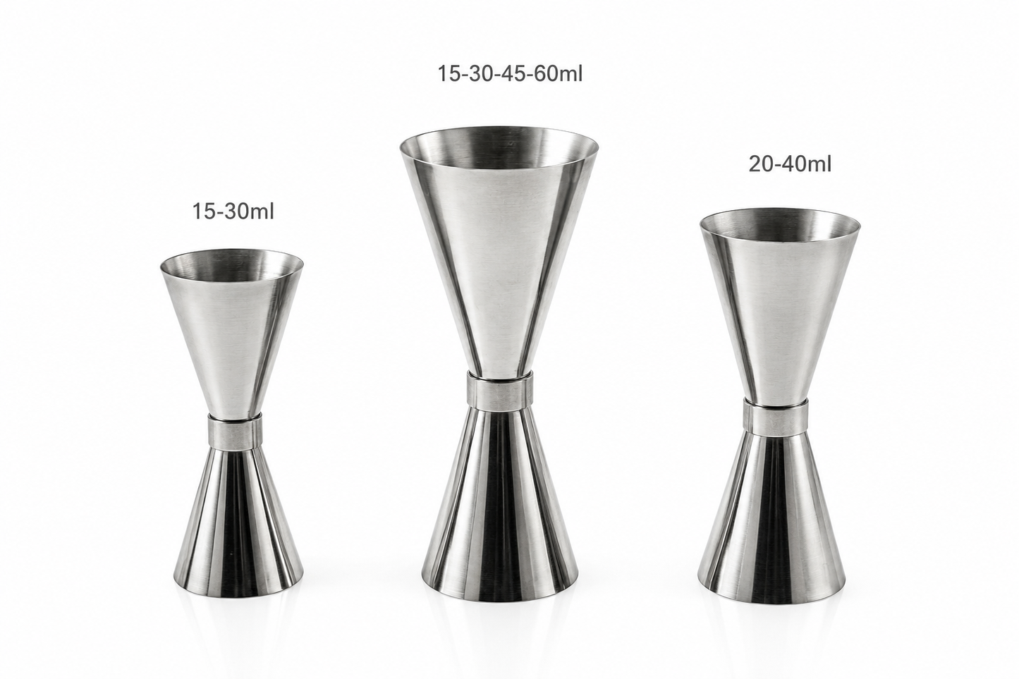 MEDIDOR JIGGER CLEPSYDRA INOX