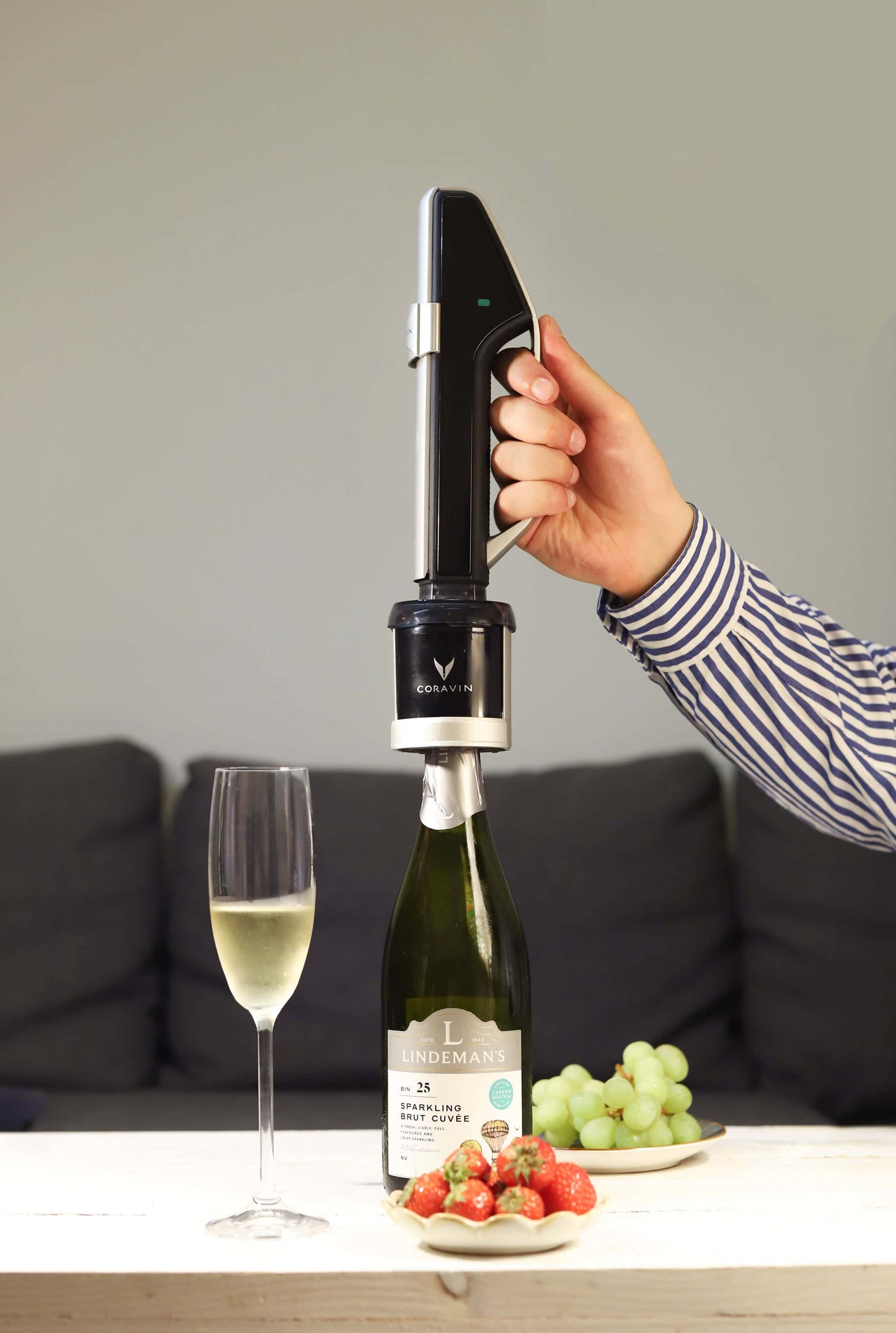Coravin Sparkling™ — Sistema de Preservação de Espumante
