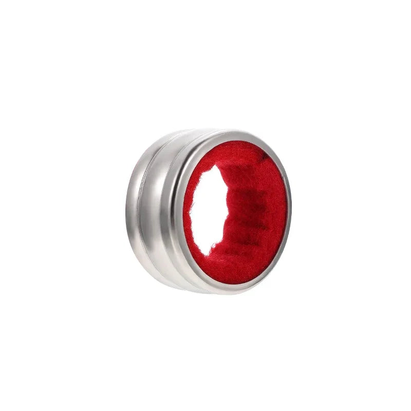 Stainless Steel Wine Bottle Ring - Velvet Lined/Anti-Overflow