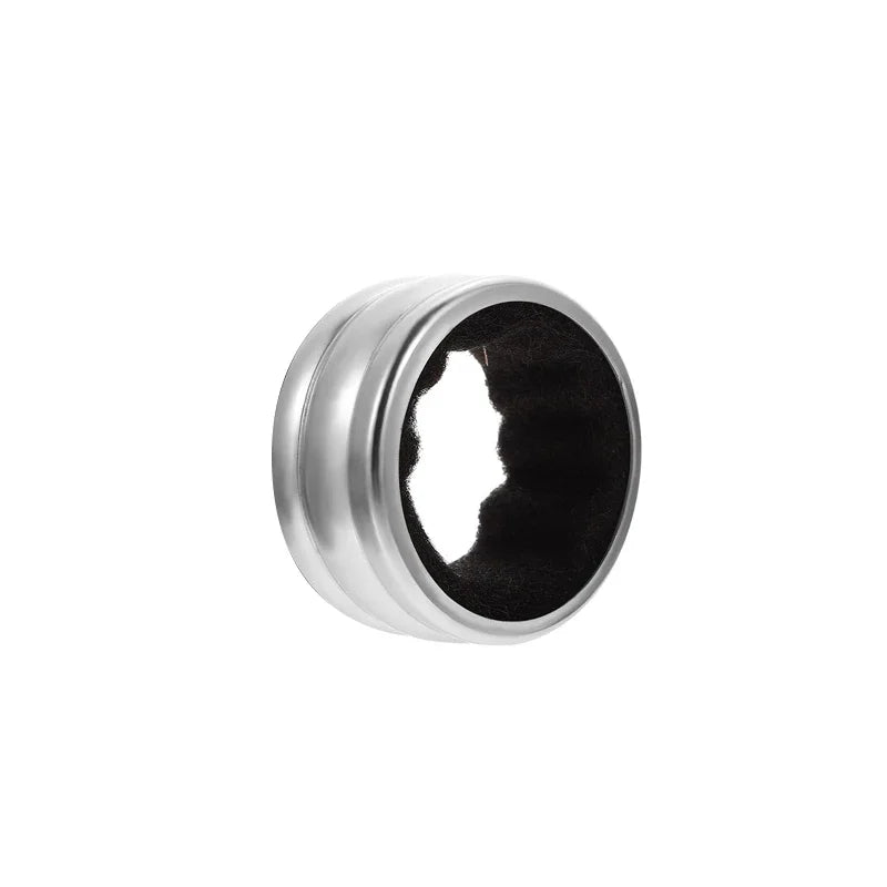 Stainless Steel Wine Bottle Ring - Velvet Lined/Anti-Overflow