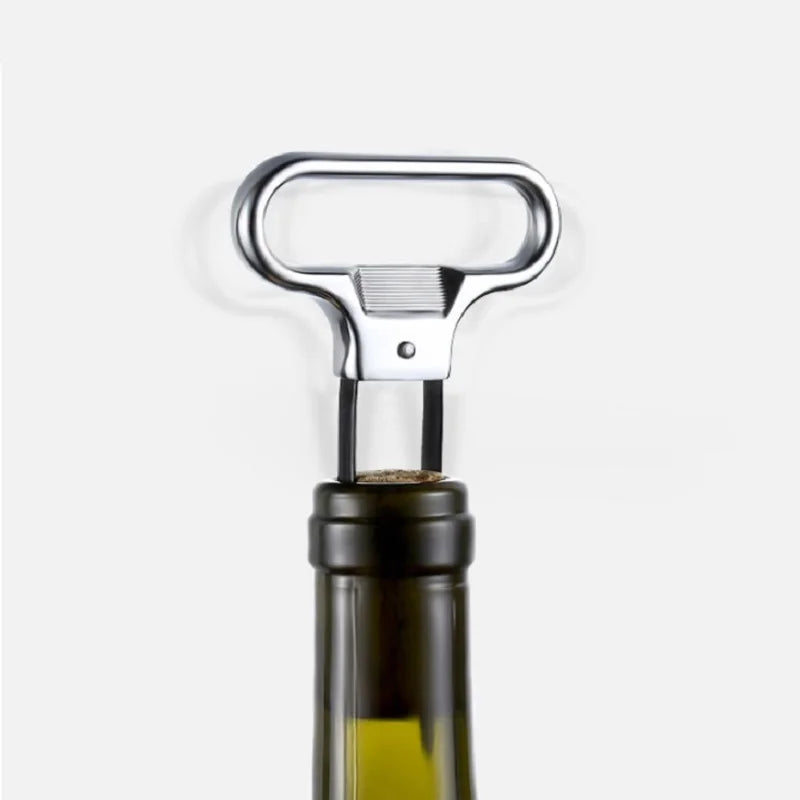 Two-prong wine bottle opener - cork puller