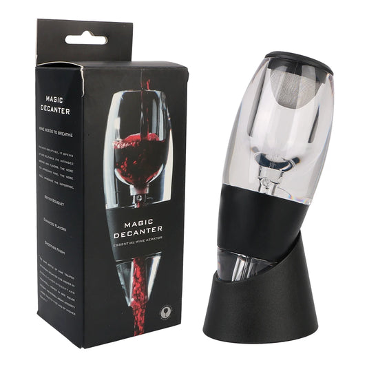 Red Wine Aerator - Professional Wine Decanter with Filter and Base