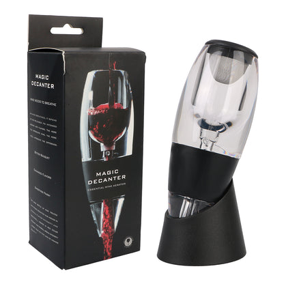 Aerador de vinho tinto - Decantador de vinho profissional com filtro e base