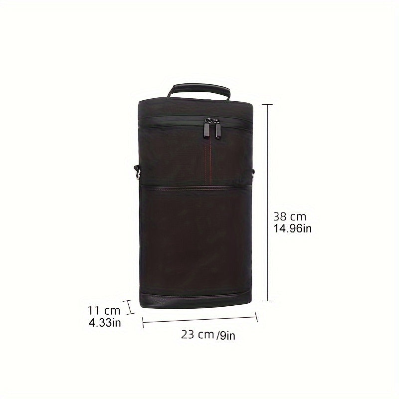 Conjunto de porta-garrafas de vinho portátil- Presente ideal para entusiastas do vinho