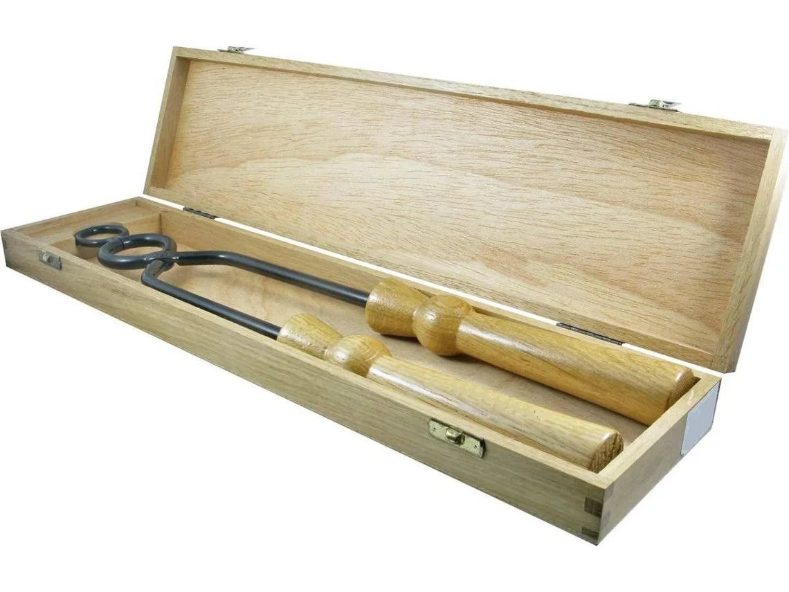 Tenaz de ferro para garrafas de vinho antigas 46 CM / Opener with case (SOMMELIER)